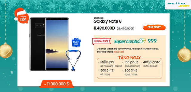 Mua Galaxy Note 8 trợ giá khủng 11 triệu đồng trong chương trình Super Combo 4G - Ảnh 2.